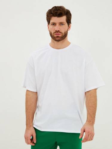 Футболка Oversize Premium, белая фото 5