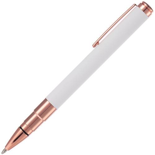 Ручка шариковая Kugel Rosegold, белая фото 5 Ручка шариковая Kugel Rosegold, белая фото 5