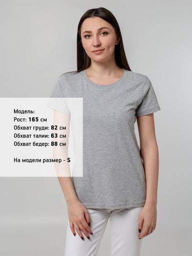 Футболка женская T-bolka Stretch Lady, серый меланж фото 10 Футболка женская T-bolka Stretch Lady, серый меланж фото 10