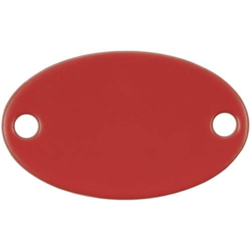 Шильдик металлический Alfa Oval, красный Шильдик металлический Alfa Oval, красный