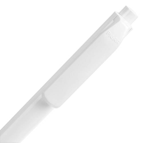 Ручка шариковая Pigra P04 Polished, белая фото 5