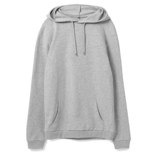Толстовка с капюшоном унисекс Hoodie, серый меланж фото 2 Толстовка с капюшоном унисекс Hoodie, серый меланж фото 2
