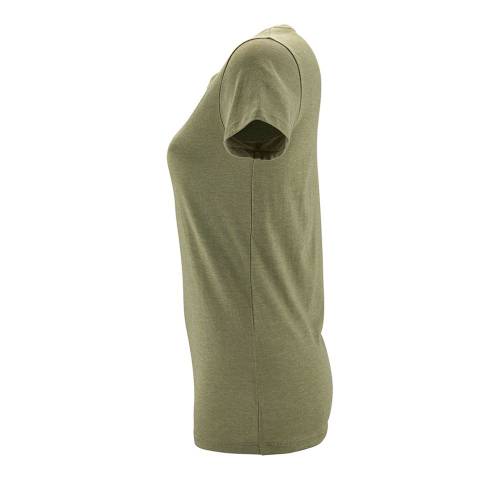Футболка женская Regent Fit Women, меланж хаки фото 4 Футболка женская Regent Fit Women, меланж хаки фото 4
