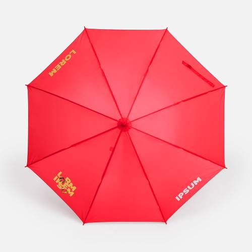Зонт-трость Promo, красный фото 14