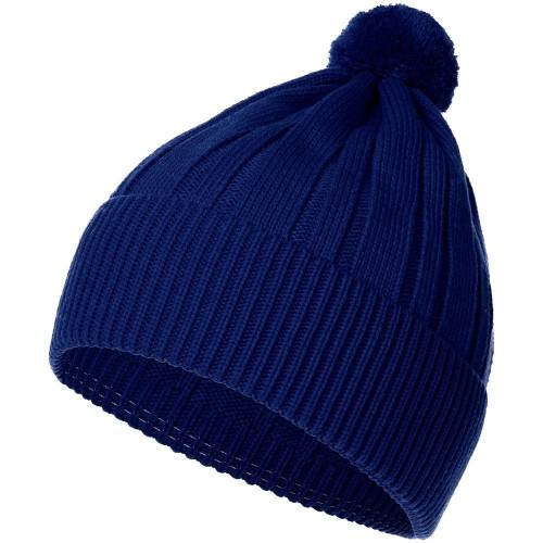 Шапка Knit Beat, темно-синяя фото 2 Шапка Knit Beat, темно-синяя фото 2