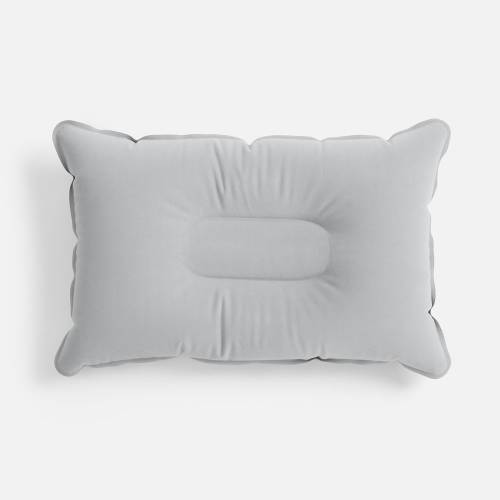 Надувная подушка Pillowish, серая фото 2
