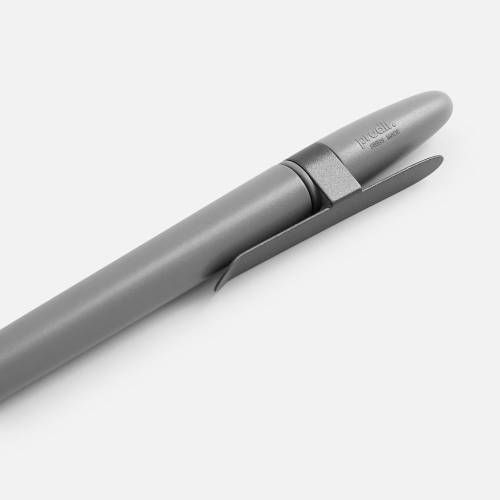 Ручка шариковая Prodir DS5 TSM Metal Clip, серая фото 6 Ручка шариковая Prodir DS5 TSM Metal Clip, серая фото 6