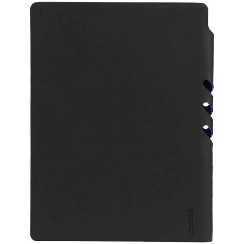 Ежедневник Flexpen Black, недатированный, черный с синим фото 6 Ежедневник Flexpen Black, недатированный, черный с синим фото 6