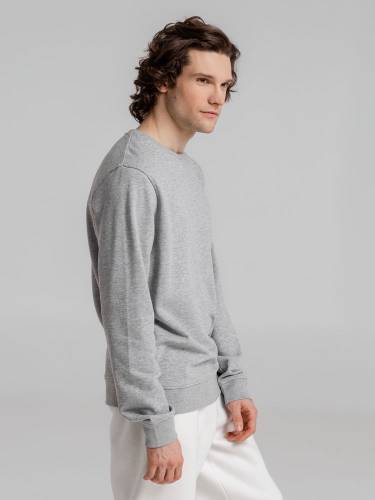Свитшот унисекс BNC Inspire (Organic), серый меланж фото 7