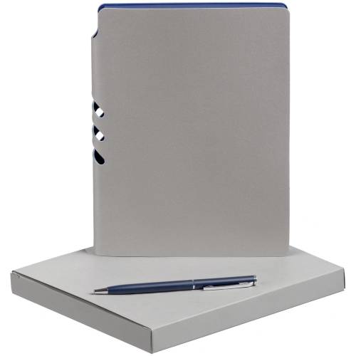 Набор Flexpen, серебристо-синий фото 2 Набор Flexpen, серебристо-синий фото 2