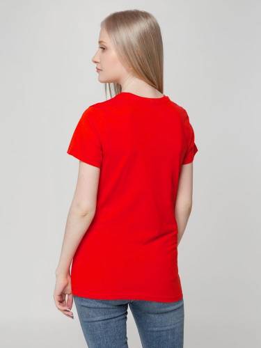 Футболка женская T-bolka Lady, красная фото 8 Футболка женская T-bolka Lady, красная фото 8