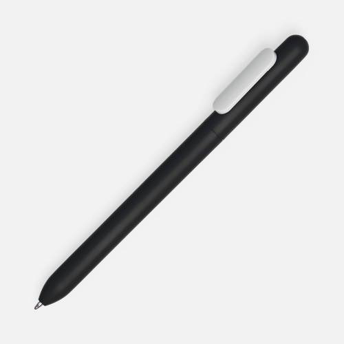 Ручка шариковая Swiper Soft Touch, черная с белым фото 2 Ручка шариковая Swiper Soft Touch, черная с белым фото 2