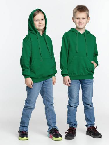 Худи детское Kirenga Kids 2.0, зеленое фото 10 Худи детское Kirenga Kids 2.0, зеленое фото 10