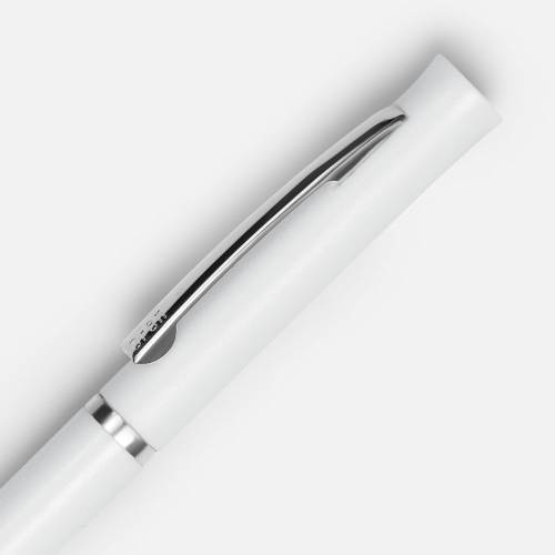 Ручка шариковая Euro Chrome, белая фото 4 Ручка шариковая Euro Chrome, белая фото 4