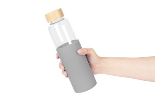 Бутылка для воды Onflow, серая фото 6