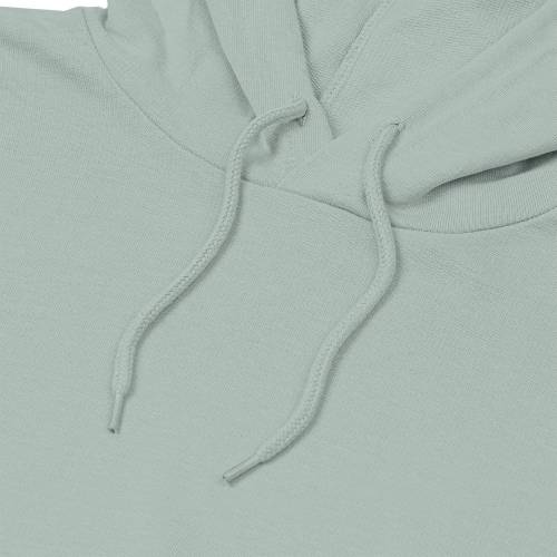 Толстовка с капюшоном унисекс Hoodie, серо-зеленая фото 4