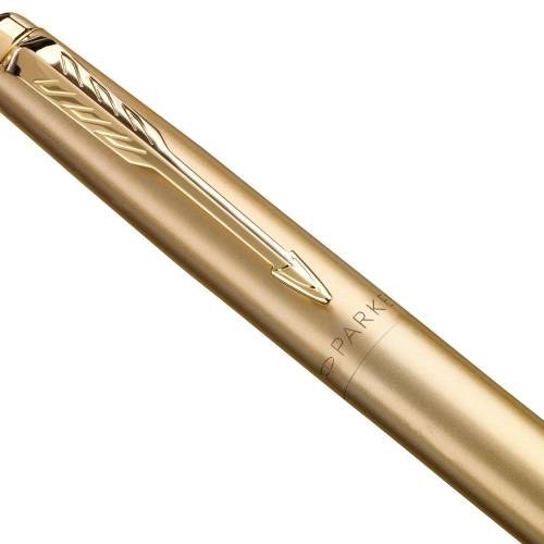 Ручка шариковая Parker Jotter XL Monochrome Gold, золотистая фото 3 Ручка шариковая Parker Jotter XL Monochrome Gold, золотистая фото 3
