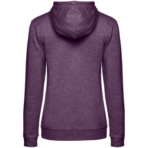 Толстовка с капюшоном женская Hoodie, фиолетовый меланж фото 3 Толстовка с капюшоном женская Hoodie, фиолетовый меланж фото 3