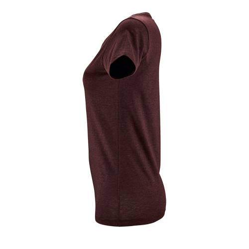 Футболка женская Regent Fit Women, бордовый меланж фото 4 Футболка женская Regent Fit Women, бордовый меланж фото 4