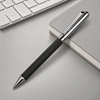 Ручка шариковая Venera из переработанной стали и переработанной кожи