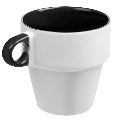 Кружка Inset, черная фото 3