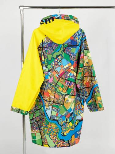 Дождевик классический RainCoat на заказ, разноцветный, единый размер фото 3