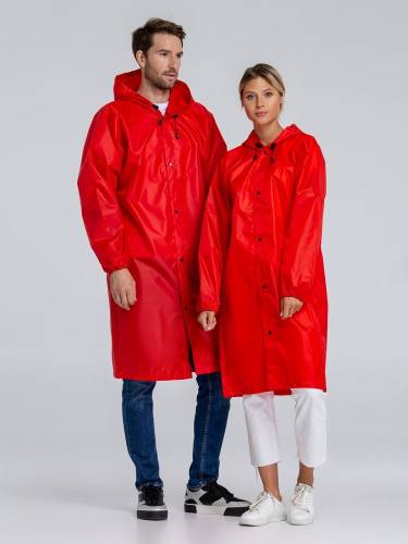 Дождевик унисекс Rainman Strong, красный фото 8