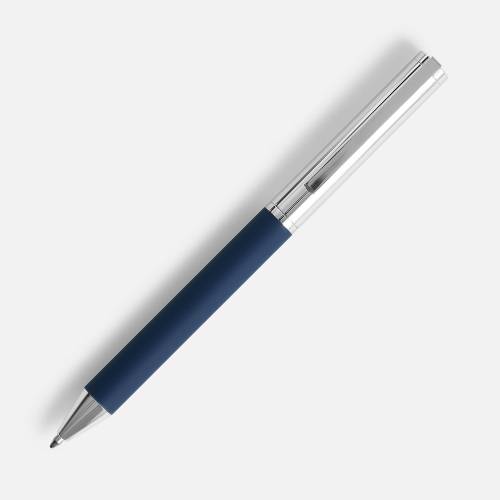 Ручка шариковая Eyeshot Soft Touch, темно-синяя фото 3