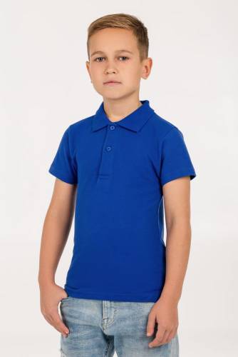 Рубашка поло детская Virma Kids, ярко-синяя фото 5 Рубашка поло детская Virma Kids, ярко-синяя фото 5