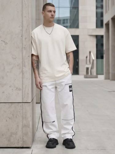 Футболка Oversize Premium 210, молочно-белая фото 2