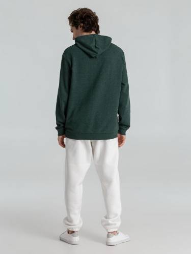 Толстовка с капюшоном унисекс Hoodie, темно-зеленый меланж фото 14 Толстовка с капюшоном унисекс Hoodie, темно-зеленый меланж фото 14
