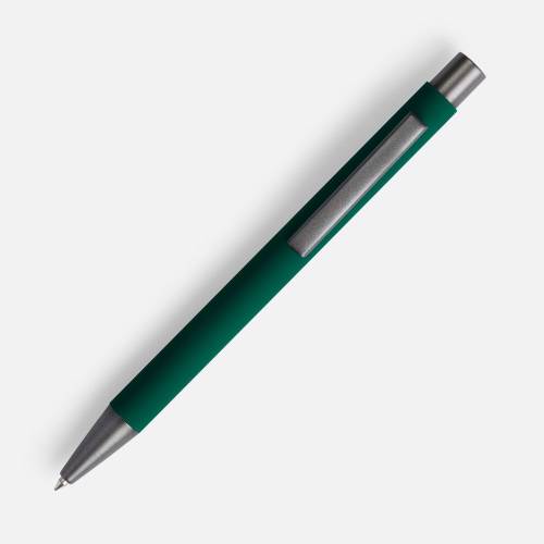 Ручка шариковая Atento Soft Touch, зеленая фото 3 Ручка шариковая Atento Soft Touch, зеленая фото 3