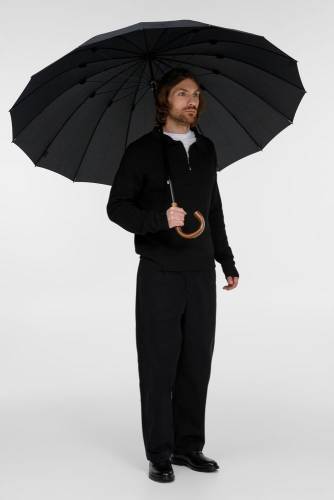 Зонт-трость Big Boss, темно-синий фото 10 Зонт-трость Big Boss, темно-синий фото 10