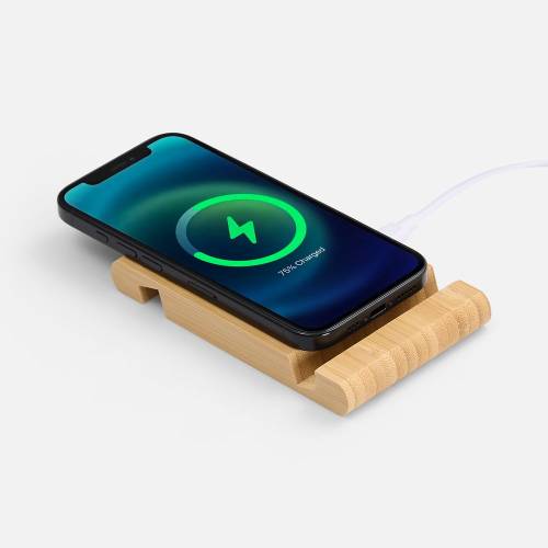 Подставка с беспроводной зарядкой Bamboost Подставка с беспроводной зарядкой Bamboost