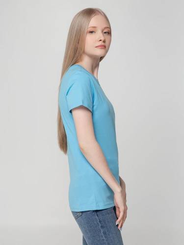 Футболка женская T-bolka Lady, голубая фото 7 Футболка женская T-bolka Lady, голубая фото 7
