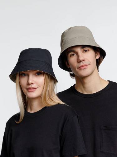Панама Nylon двусторонняя, черная с хаки фото 8 Панама Nylon двусторонняя, черная с хаки фото 8
