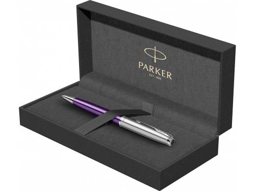 Ручка шариковая Parker Sonnet Essentials Violet SB Steel CT фото 4 Ручка шариковая Parker Sonnet Essentials Violet SB Steel CT фото 4