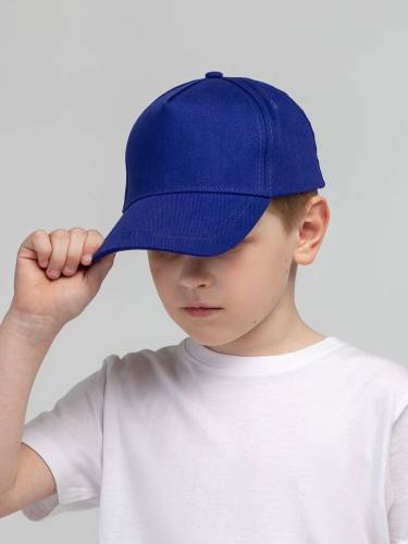 Бейсболка детская Standard Kids, синяя фото 8