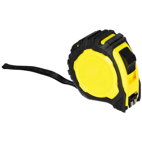 Рулетка Mittari с магнитным наконечником, 5 м, желтая фото 3