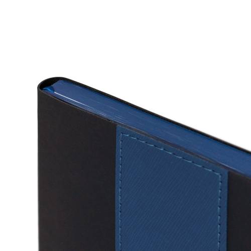 Ежедневник Bookmark, недатированный, черный с синим фото 7