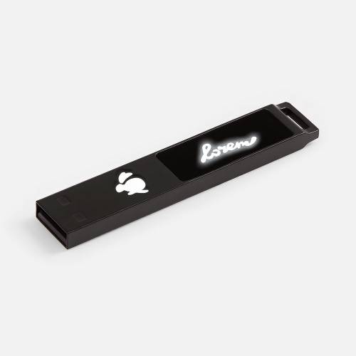 Флешка markBright Black с белой подсветкой, 32 Гб Флешка markBright Black с белой подсветкой, 32 Гб
