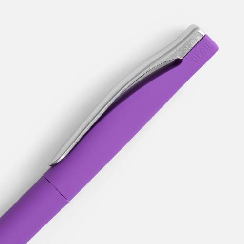 Ручка шариковая Pin Soft Touch, фиолетовая фото 4 Ручка шариковая Pin Soft Touch, фиолетовая фото 4