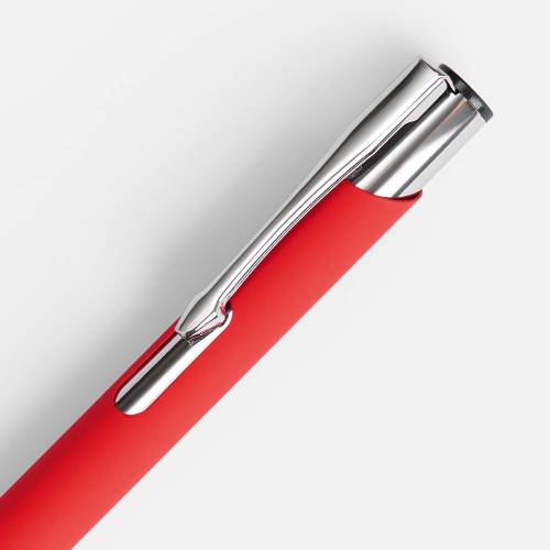 Ручка шариковая Keskus Soft Touch, красная фото 5 Ручка шариковая Keskus Soft Touch, красная фото 5