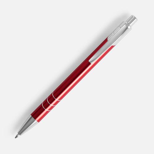 Ручка шариковая Undertone Metallic, красная фото 3 Ручка шариковая Undertone Metallic, красная фото 3