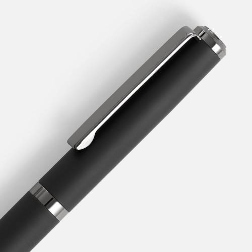 Ручка шариковая Inkish Gunmetal в футляре, черная фото 4