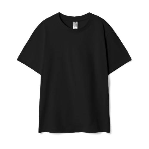 Футболка детская Regent Kids 150, черная фото 2 Футболка детская Regent Kids 150, черная фото 2
