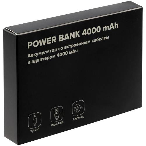 Внешний аккумулятор Easy Trick Comfort 4000 мАч, белый фото 12