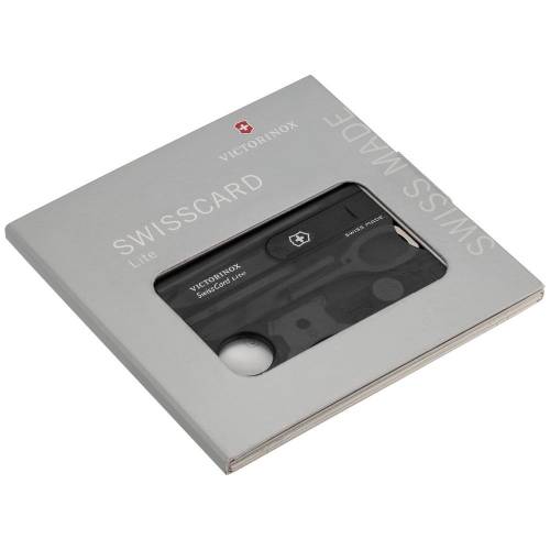 Набор инструментов SwissCard Lite, черный фото 6 Набор инструментов SwissCard Lite, черный фото 6