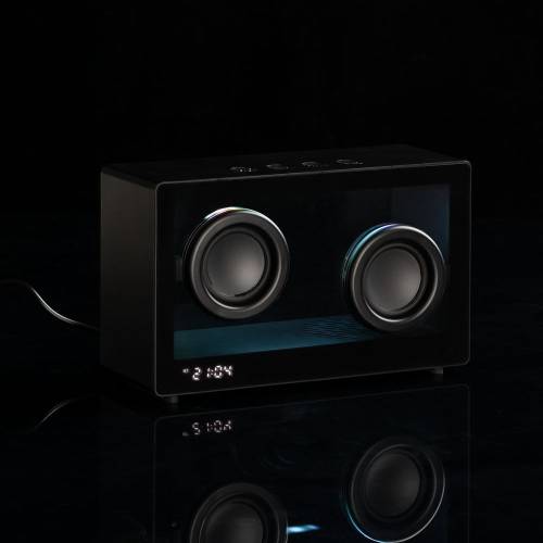 Bluetooth-колонка со светомузыкой Sensofonic, черная фото 9 Bluetooth-колонка со светомузыкой Sensofonic, черная фото 9