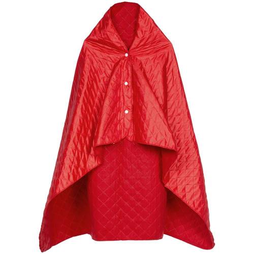 Плед-пончо для пикника SnapCoat, красный фото 2